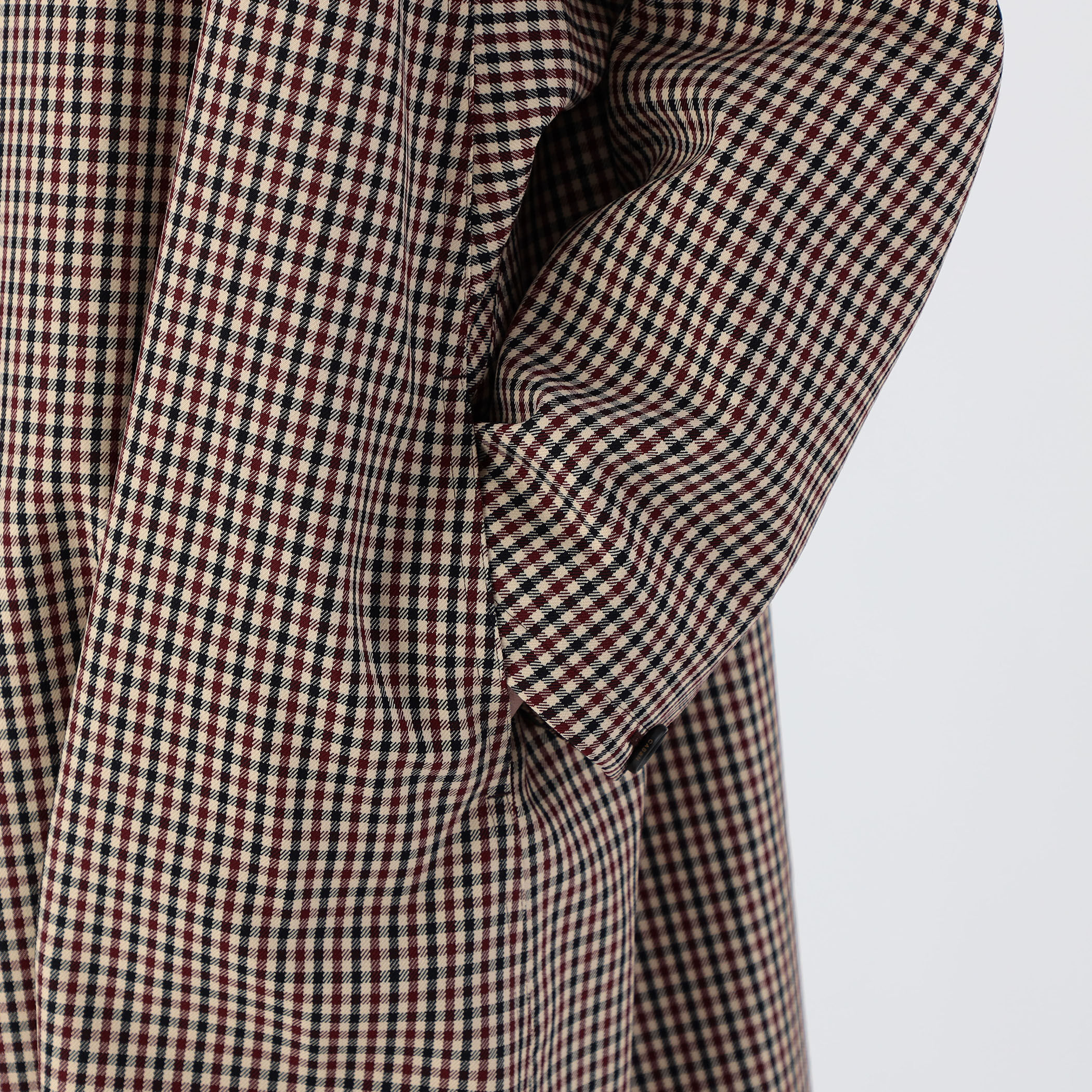 ジャケット・アウター caban check jacket CABaN ブルゾン アウター グレンチェックジャカード メンズ