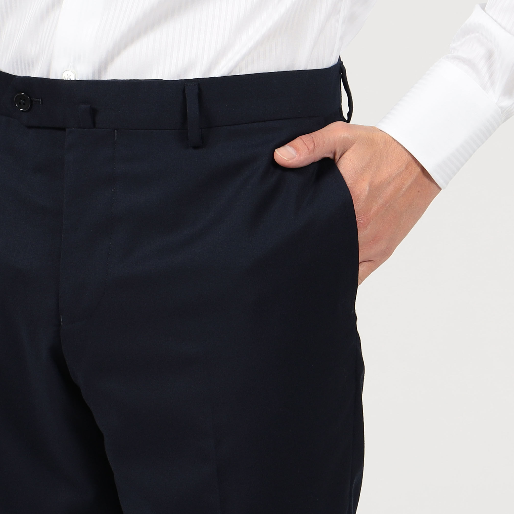 トゥモローランド エディション サイズ Sブラック 黒 つなぎ  希少 細身 HORIZON TWILL 2プリーツスリムスラックス E.Zegna