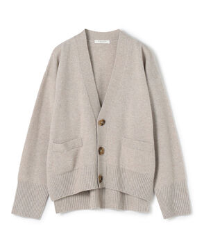 ■NZ LAMB 9G  Vネックカーディガン