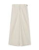 ナチュラルスラブストレッチ セミワイドパンツ