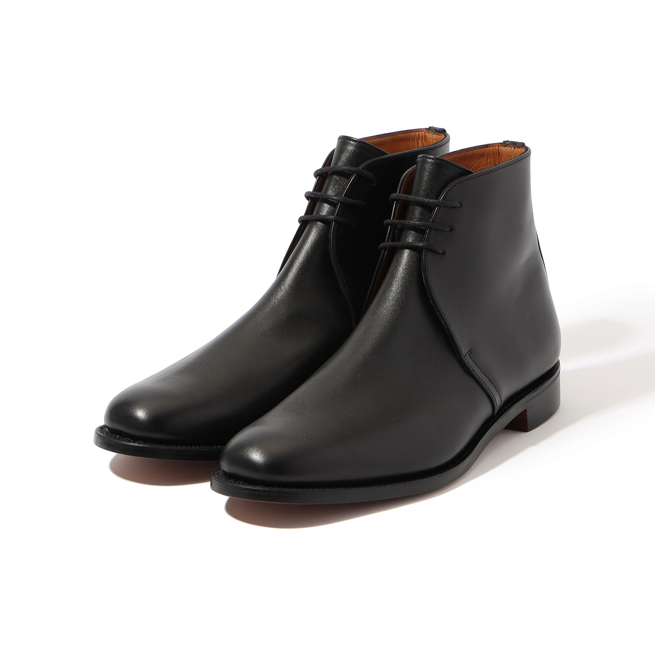 別注】SANDERS GEORGE BOOTS 3アイレットレースアップブーツ