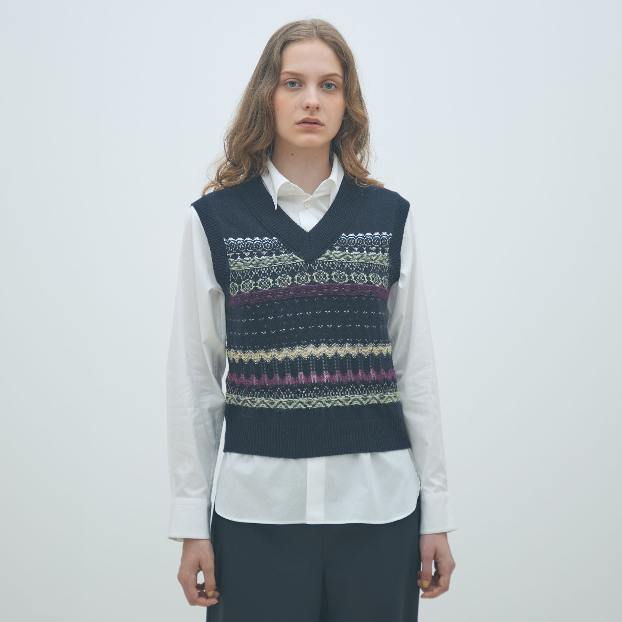 フェアアイル Vネックベスト｜トゥモローランド 公式通販