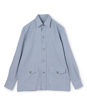 ERRICO FORMICOLA ALBERTO リネンオーバーシャツ