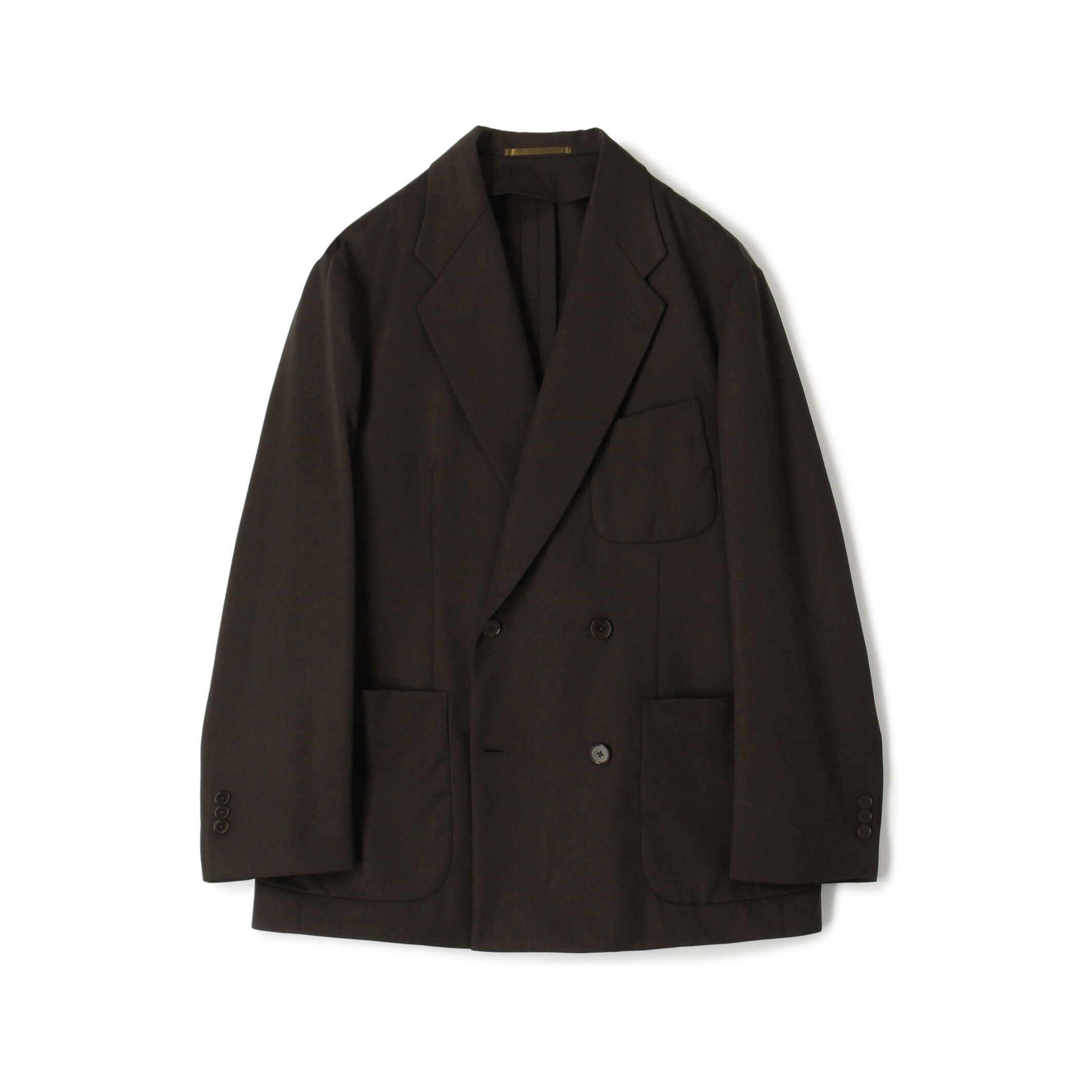 ウールギャバジン ダブルブレステッド4Bジャケット｜トゥモローランド