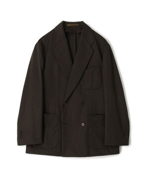 ウールギャバジン ダブルブレステッド4Bジャケット