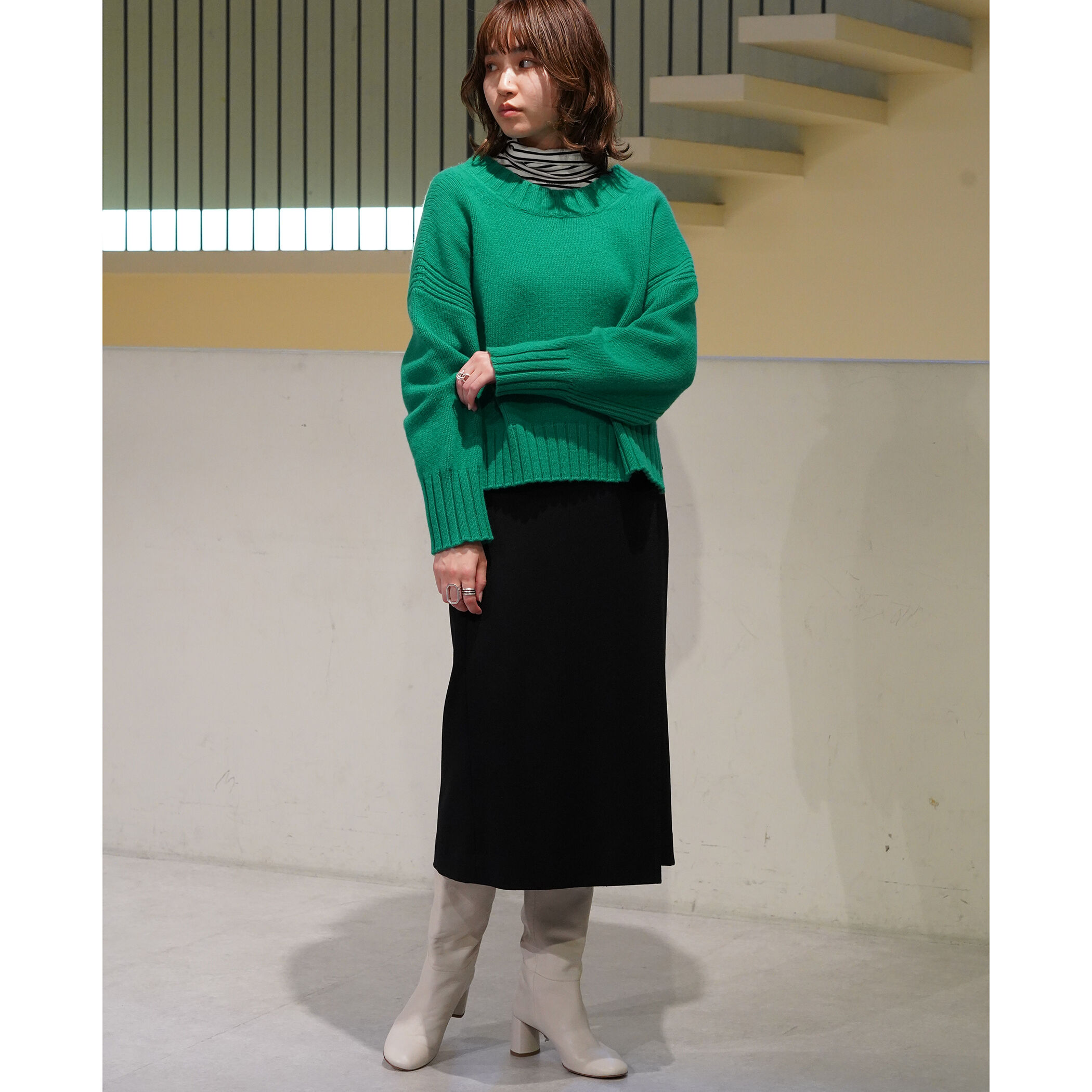 トゥモローランド　ウールカシミヤ　2-ｗａｙニット ウールカシミヤ 2-wayプルオーバー｜トゥモローランド 公式通販