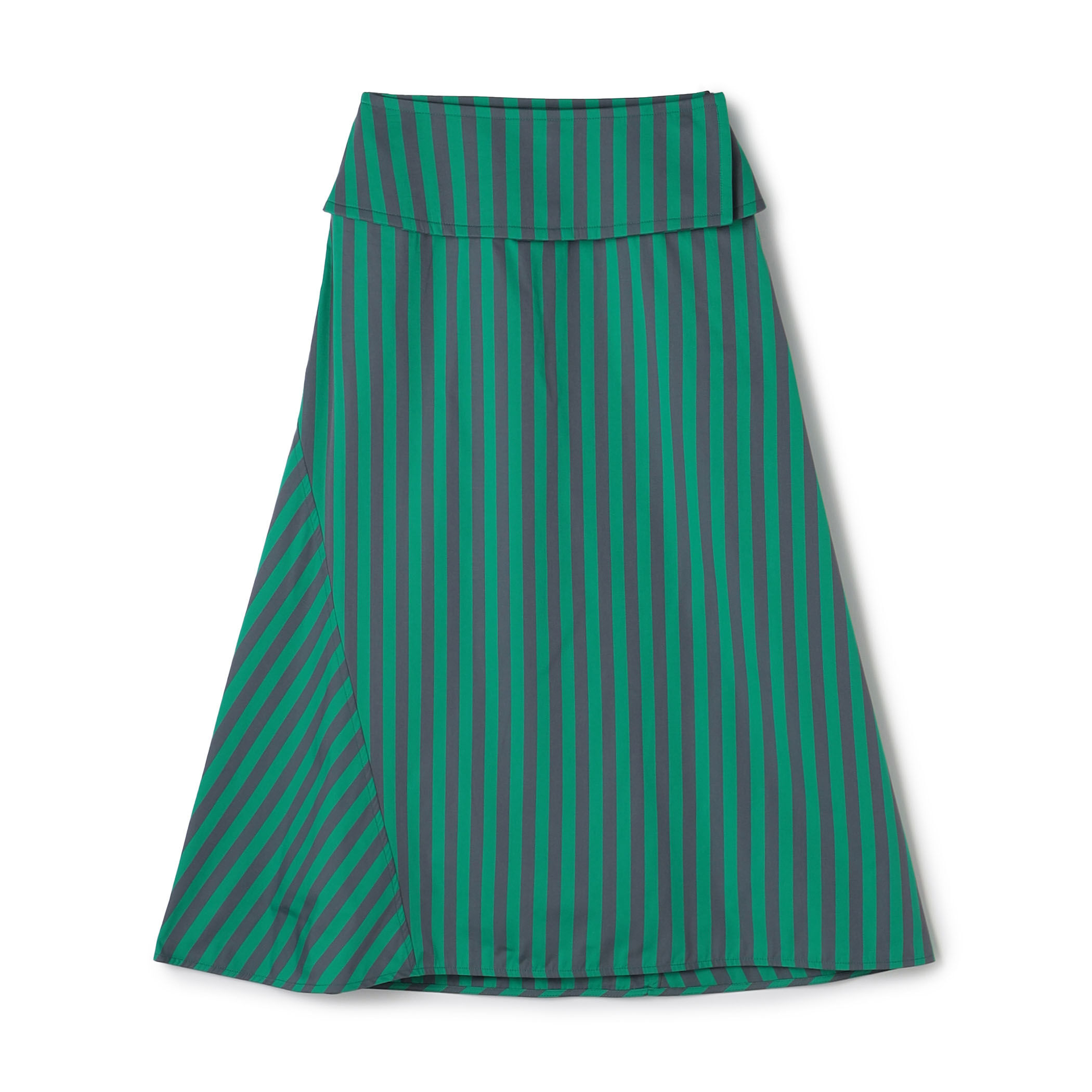 JILSANDER（ジルサンダー）　深緑のフレアースカート