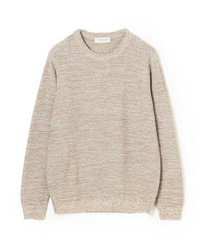 ■TOMORROWLAND tricot ギマコットンリネン クルーネックプルオーバー