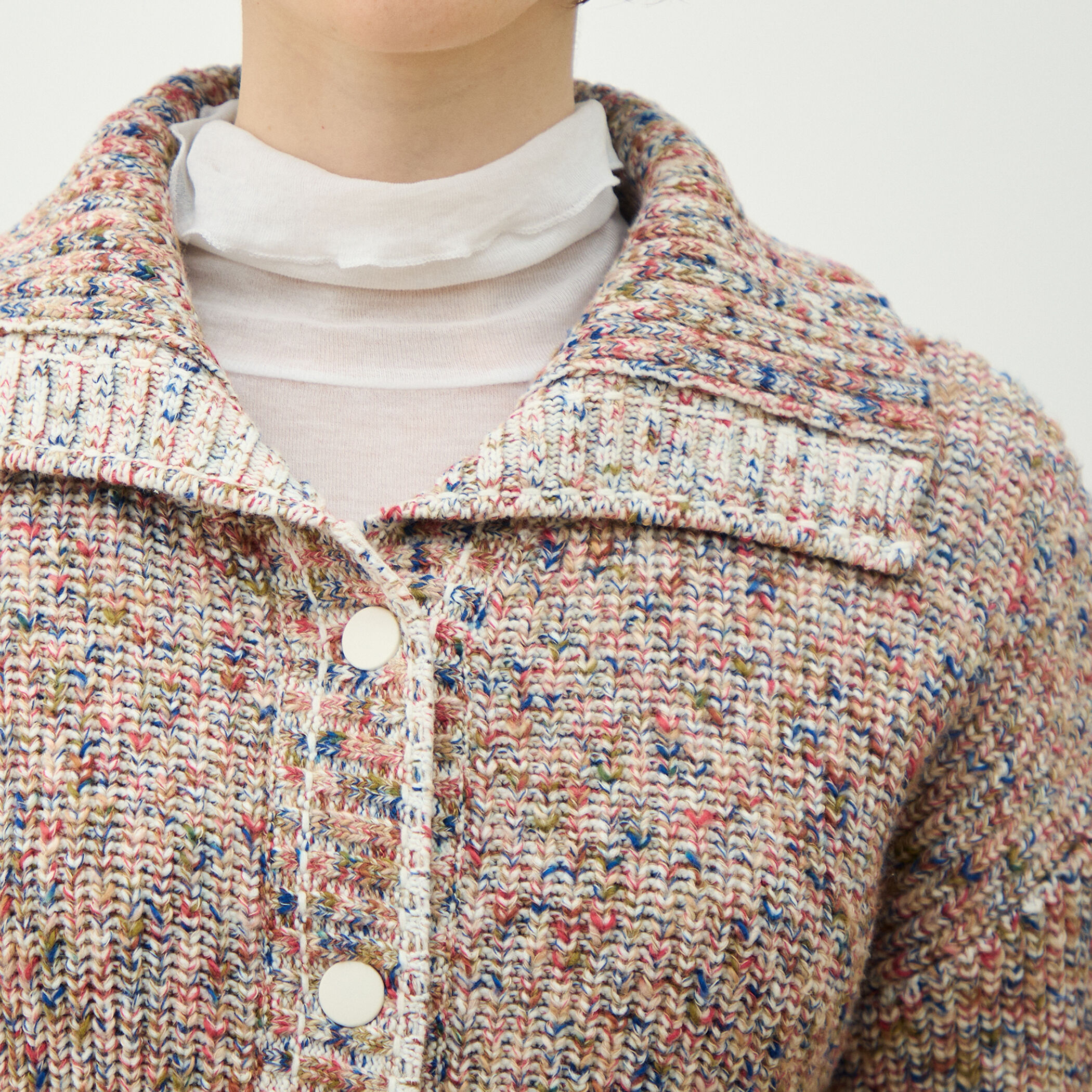 ハイブリットコットンツイーディー コンパクトブルゾン