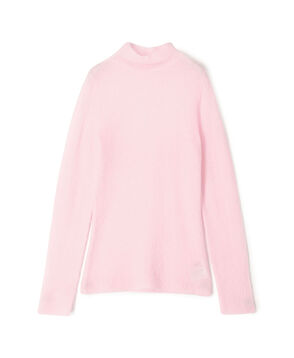 ■モヘアシアー ハイネックネックニット