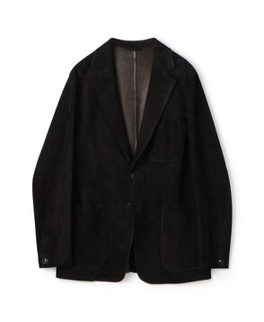 ラムスエード シングルブレステッド2Bジャケット