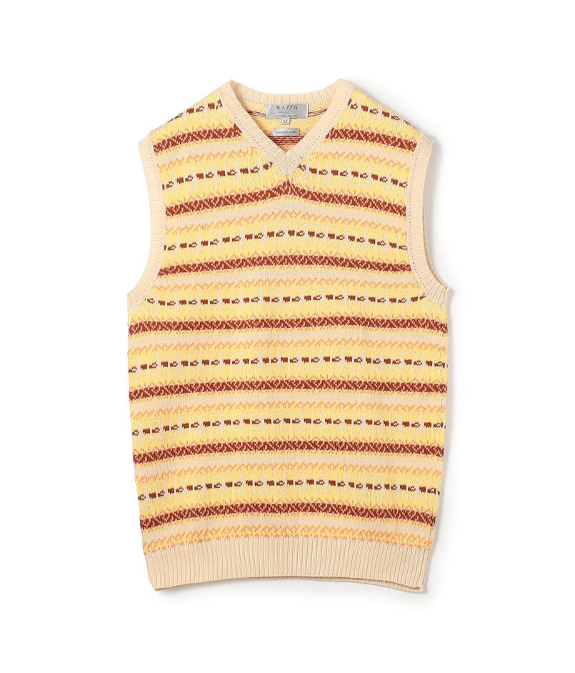 【別注】Raffa Molina コットン ニットベスト