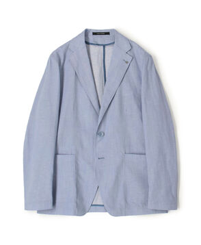 【別注】TAGLIATORE G-LIGHT コットンリネン シングルブレステッド 2Bジャケット