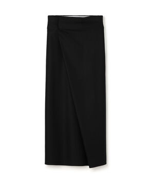 OVERCOAT WRAP SKIRT FLANNEL