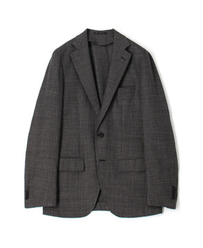 コットンウール ホップサック シングルブレステッド2Bジャケット Di PRAY