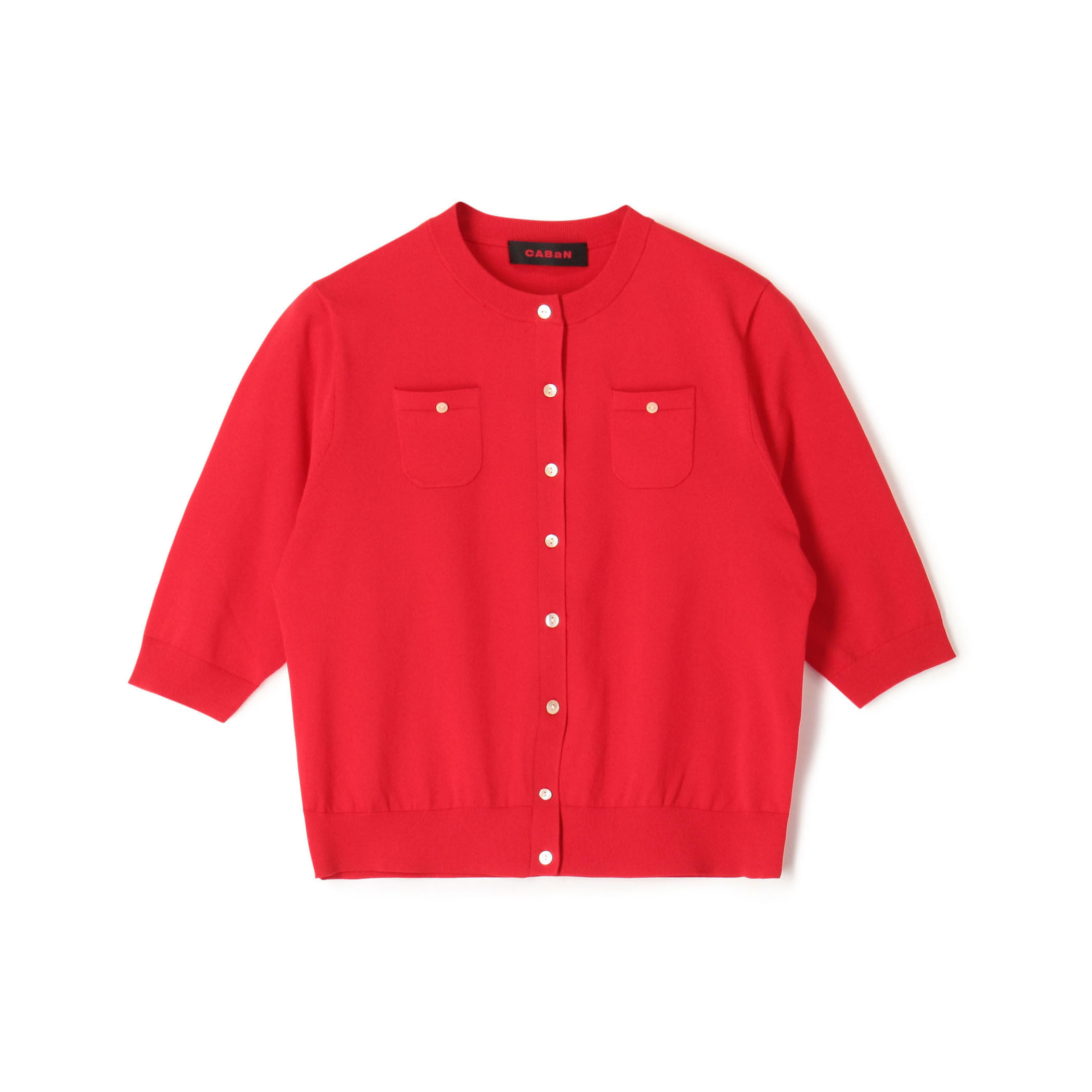 CABaN ファインポリエステル ハーフスリーブポケット