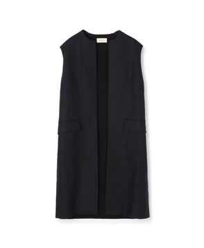 リネンファブリックコンビ ロングジレ