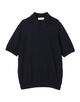 シルクコットン ニットポロシャツ SESIA
