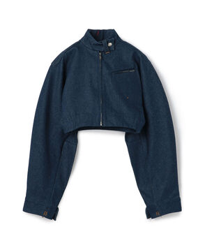 JACQUEMUS LA VESTE DE-NIMES コットンデニム クロップドブルゾン
