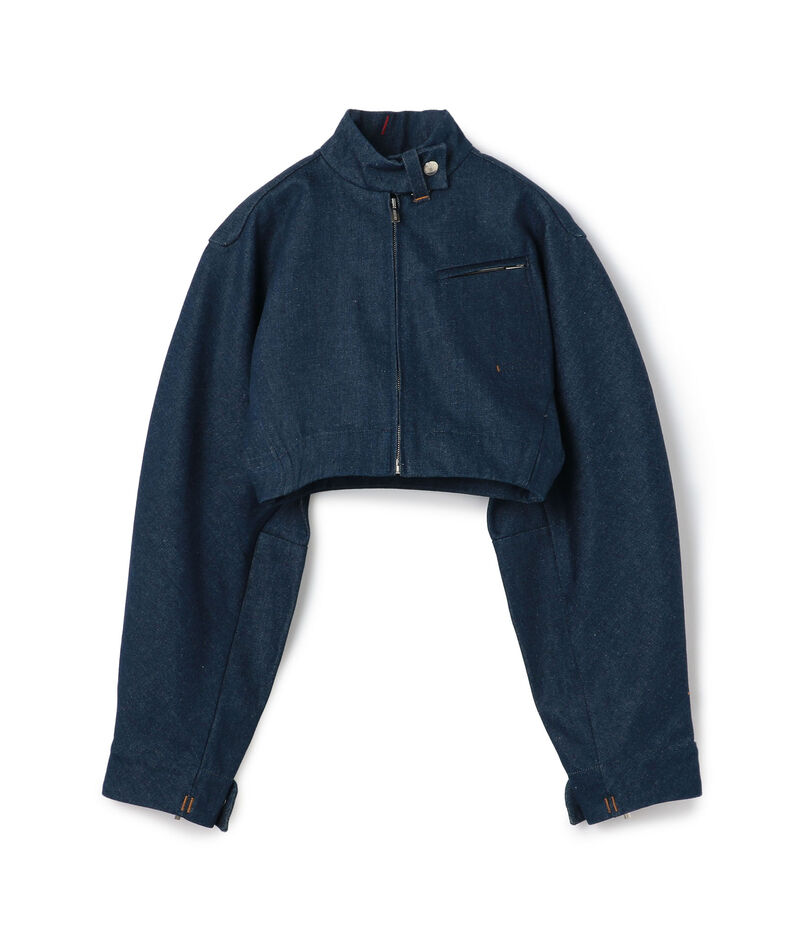 JACQUEMUS LA VESTE DE-NIMES コットンデニム クロップドブルゾン