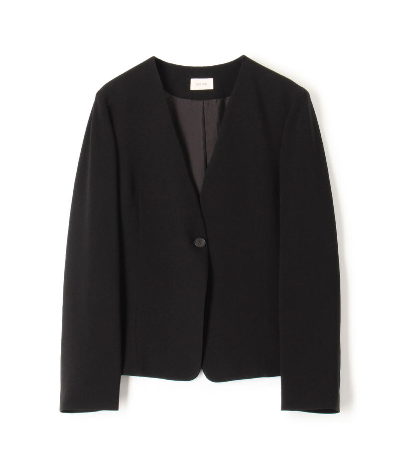 ライトダブルクロス ノーカラージャケット