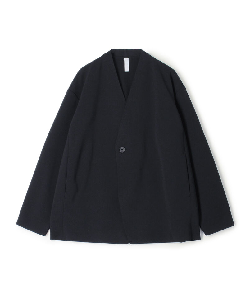 CFCL MILAN COLLARLESS DOUBLE BREASTED BOXY JACKET
