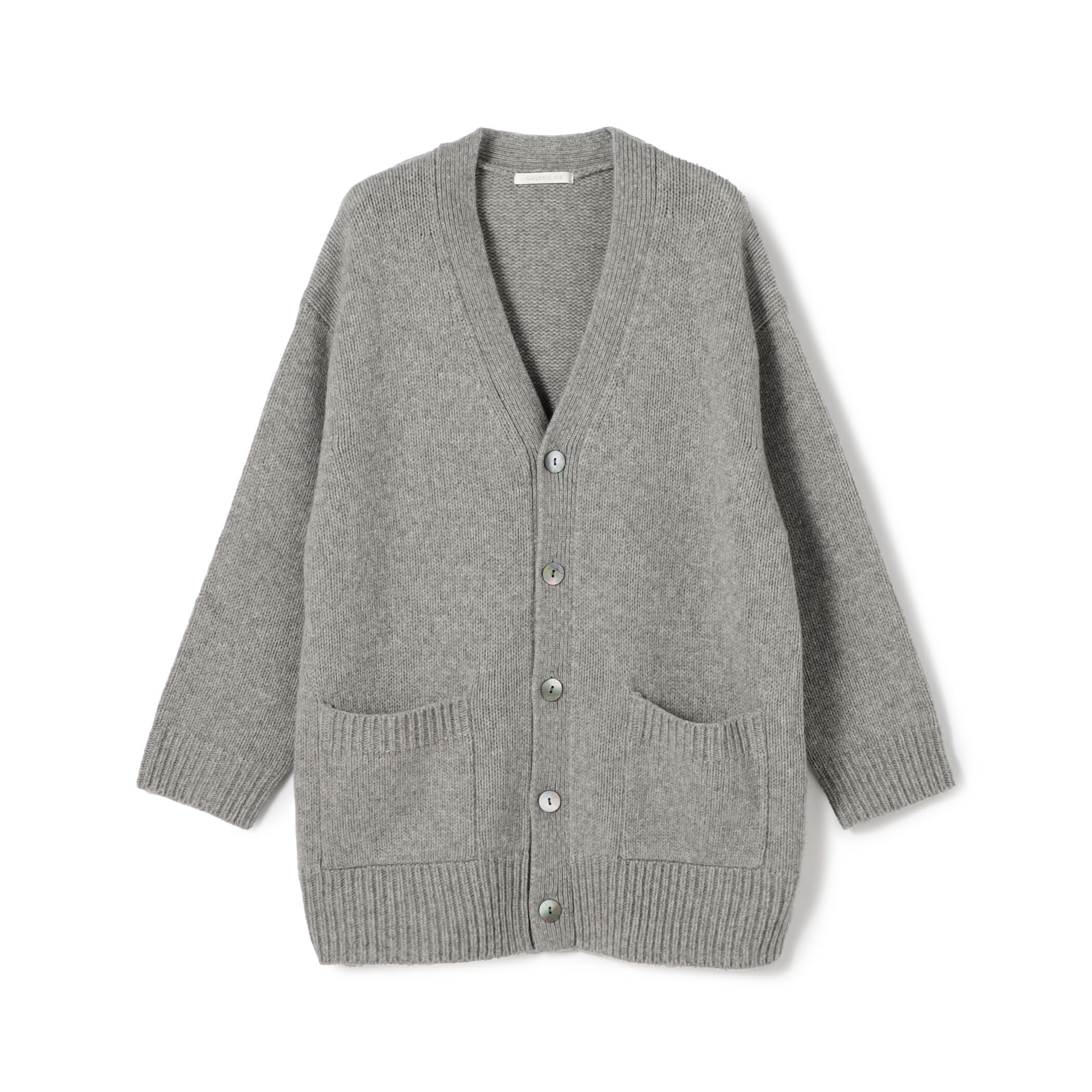 ▼3.9万✨24SS✨ギャルリーヴィー クレープコットン Vネックカーディガン セール】 クレープコットン Vネックカーディガン （カーディガン