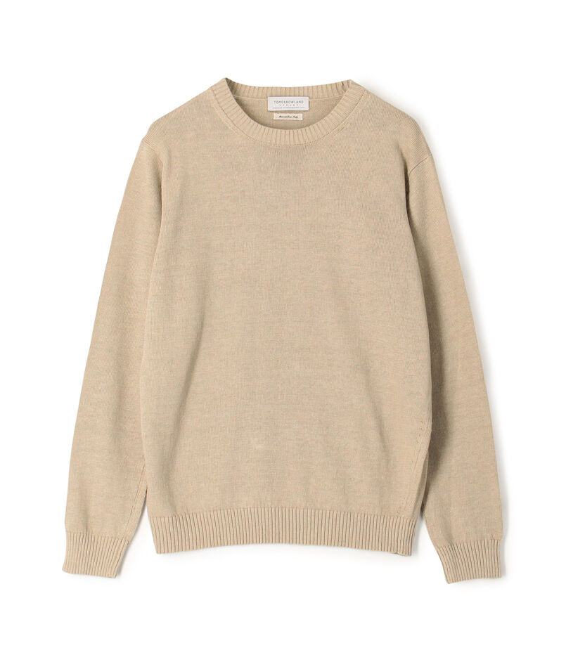 TOMORROWLAND Tricot リネンクルーネック プルオーバーニット
