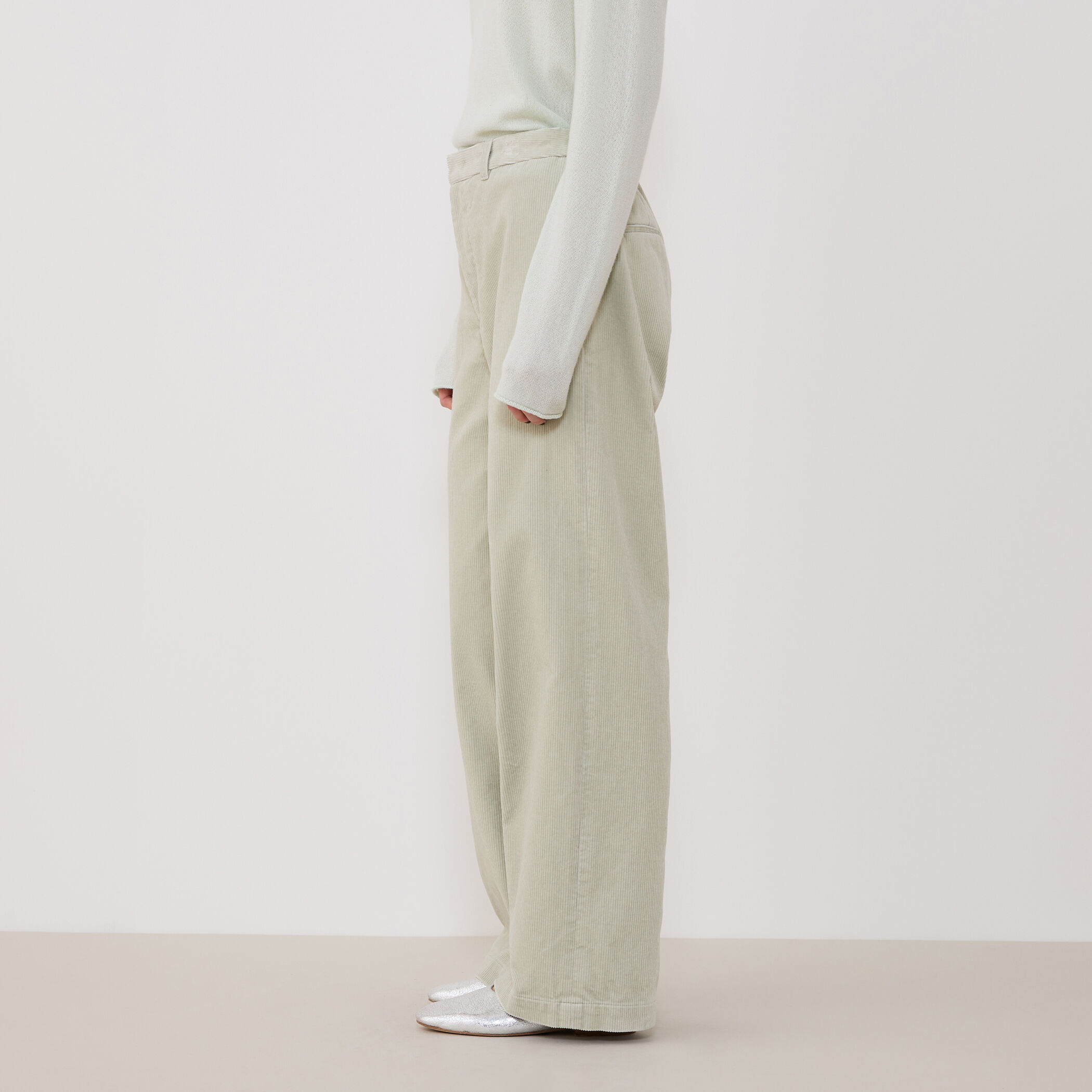 シャンカールコーデュロイ ストレートイージーパンツ
