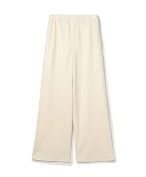 ウールサキソニー イージーワイドパンツ