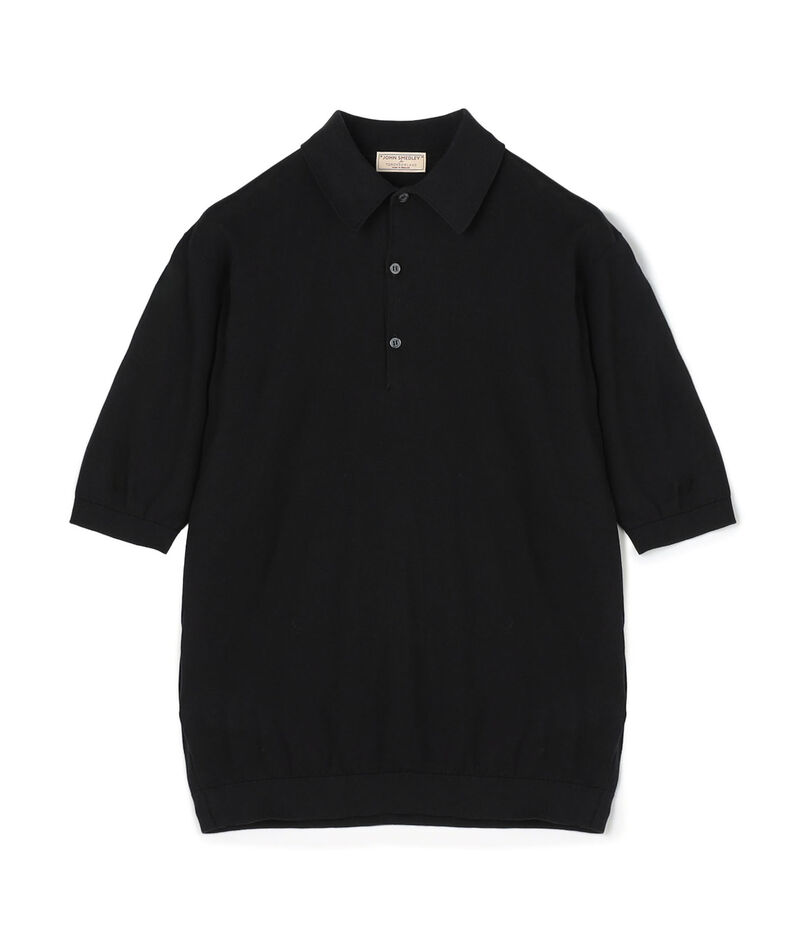 【別注J】JOHN SMEDLEY 30Gシーアイランドコットン ニットポロ ISIS