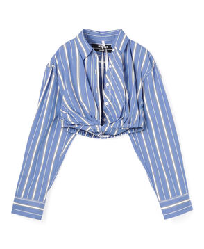 JACQUEMUS LA CHEMISE BAHIA コットン クロップドシャツ