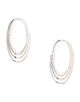 Otiumberg. Roscida Ridged Hoops シルバー ピアス