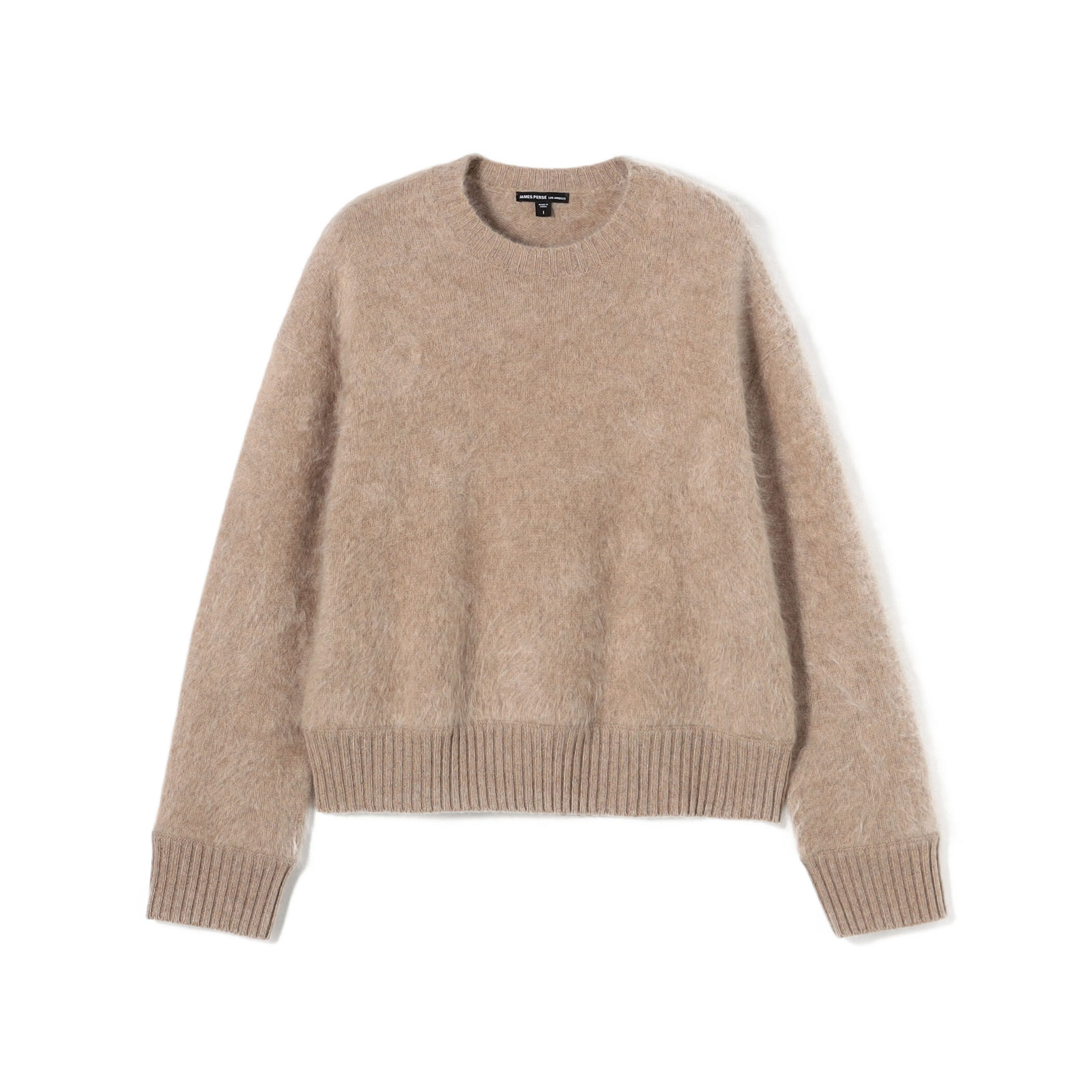 ハローブラッシュド カシミヤ クルーネックニット WBRC3216