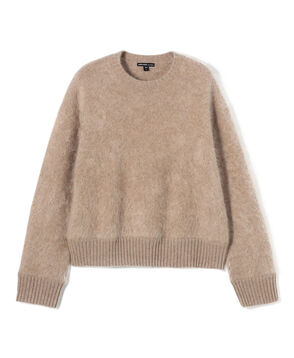 ハローブラッシュド カシミヤ クルーネックニット WBRC3216