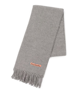Acne Studios フリンジウール ナロースカーフ