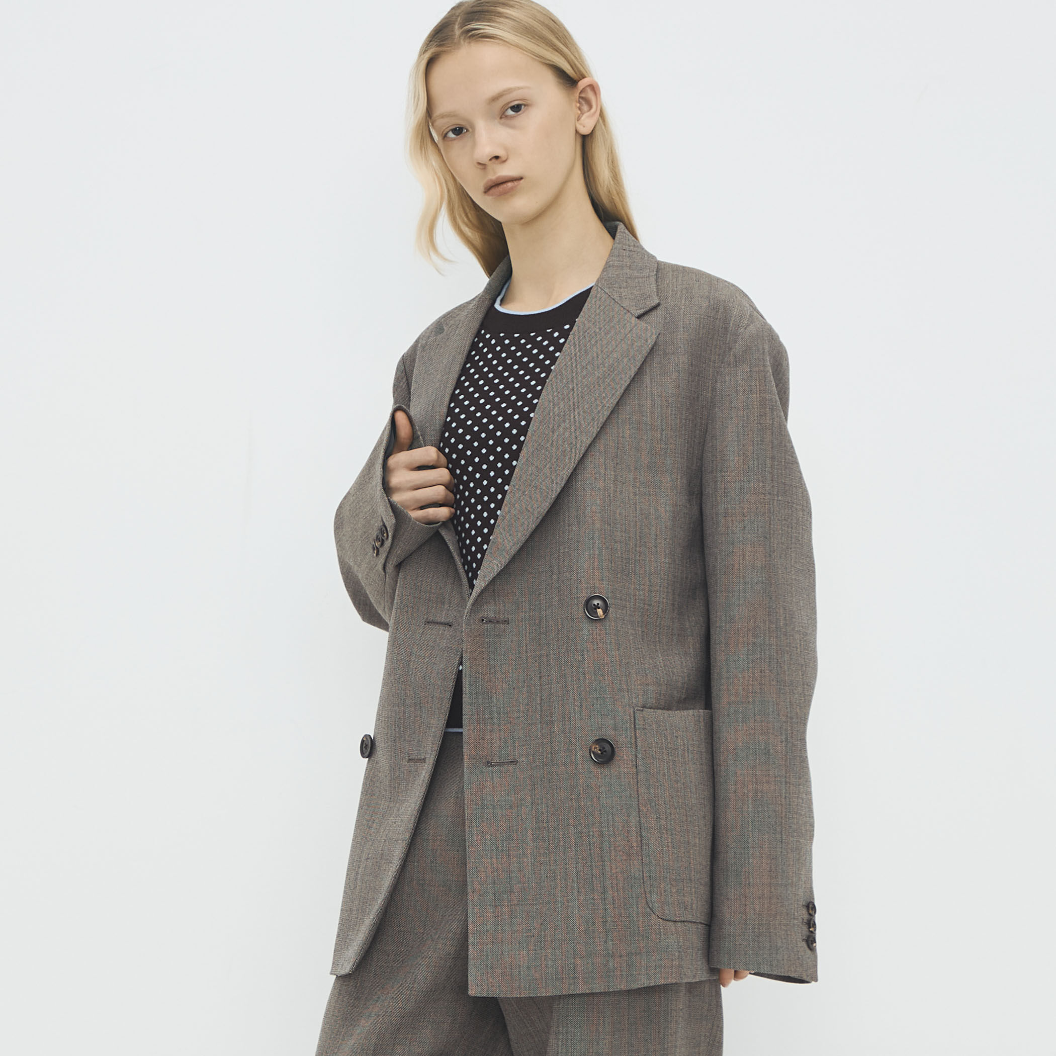 ウールダブルクロス 4ボタンジャケット｜トゥモローランド 公式通販