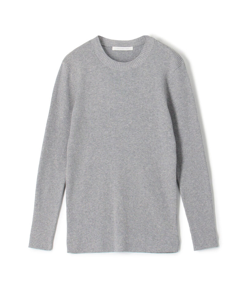 ギザコットンリブ クルーネックプルオーバー