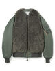 HYKE FAUX SHEARLING MA-1 ブルゾン