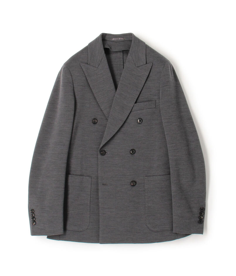 ■ウールナイロン ダブルブレステッド6Bジャケット DONDI