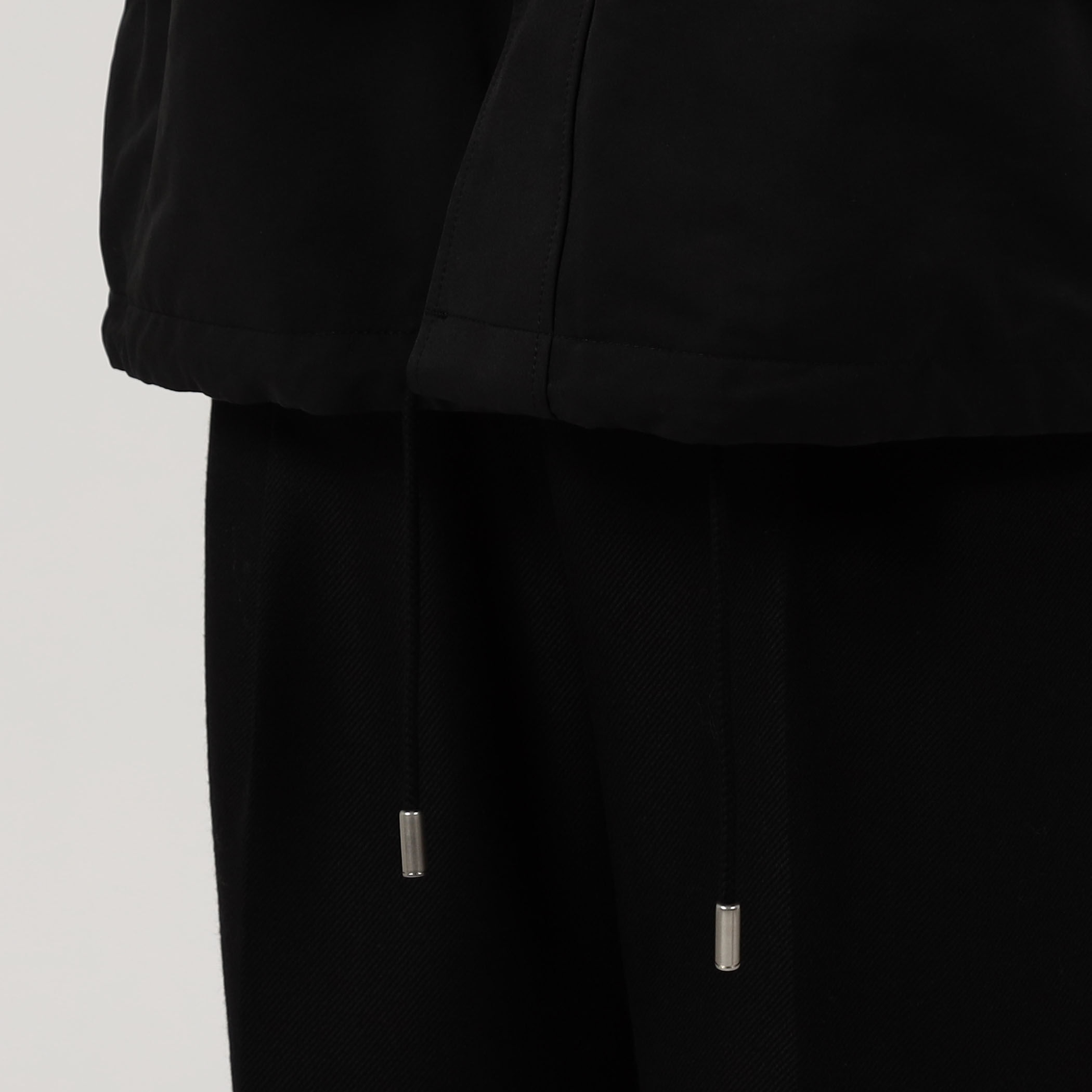 □ 44521★年 定価6.8万 リラクス ロングモッズコート 34 ブラック THE RERACS＞ THE MODS COAT/モッズコート