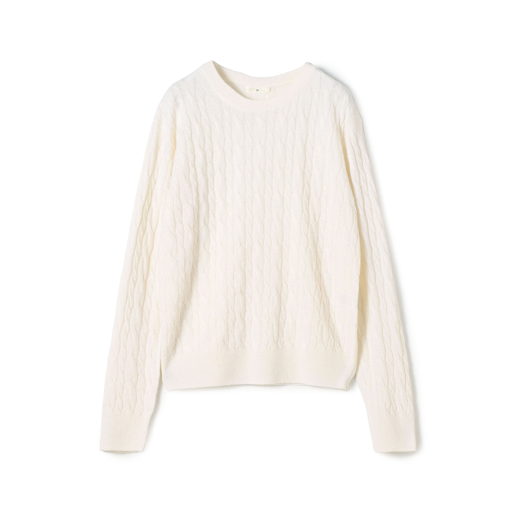 カシミヤシルク ケーブルニットプルオーバー｜トゥモローランド 公式通販