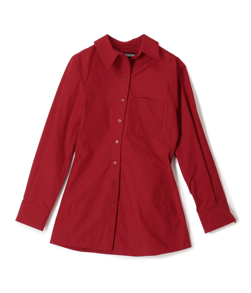 JACQUEMUS LA CHEMISE PABLO アシンメトリーシャツ