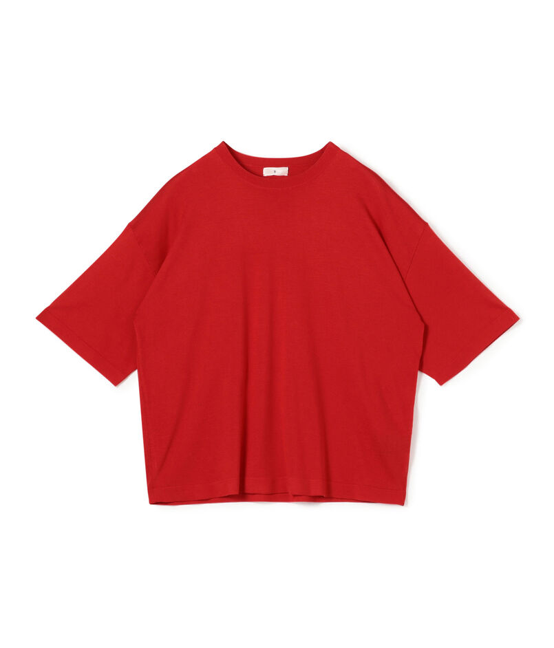 ウォッシャブルシルク ハーフスリーブプルオーバー