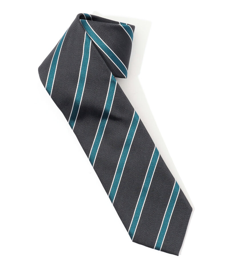 STEFANO BIGI シルク レジメンタル ネクタイ