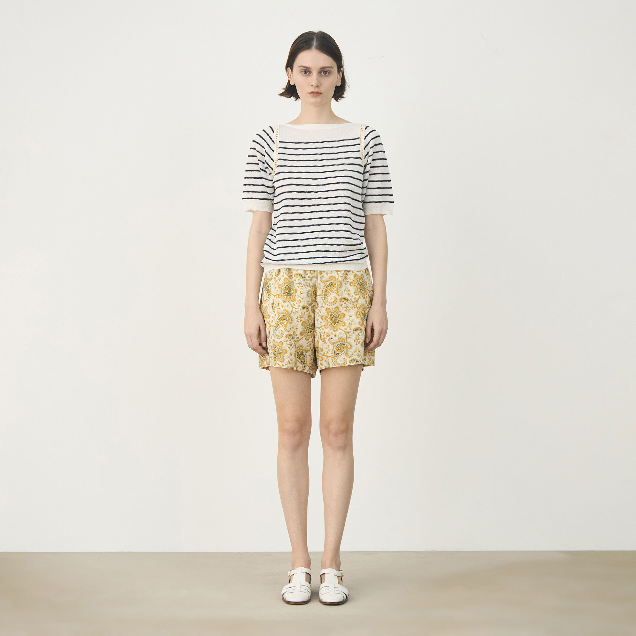 レーヨンコットンプリント ショートパンツ｜トゥモローランド 公式サイト