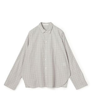 コットンタイプライター ロングスリーブシャツ