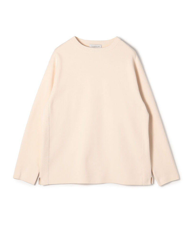 TOMORROWLAND TRICOT スビンコットン ニットバスクシャツ