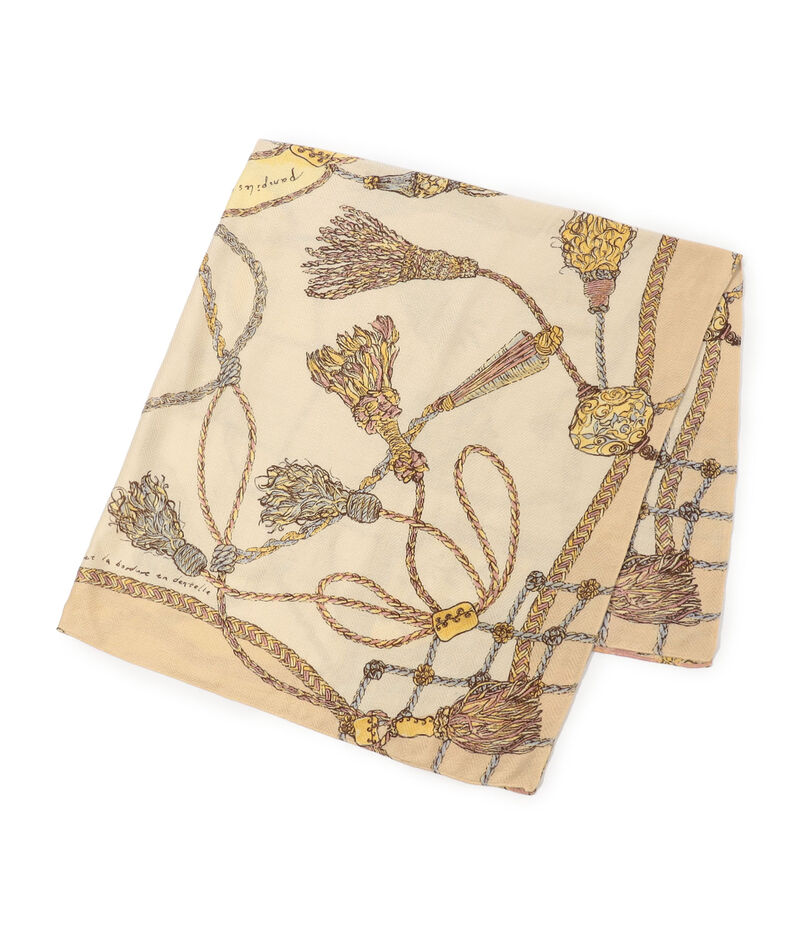 【別注】MANIPURI TASSEL スカーフ