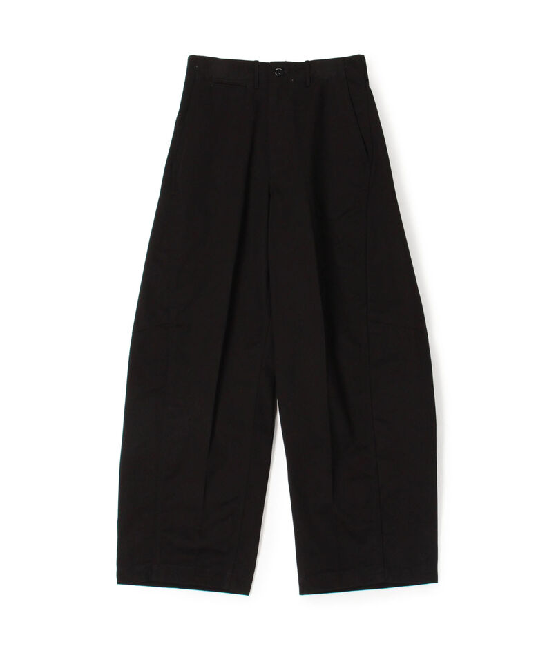 HYKE BARREL LEG CHINO PANTS　バレルレッグ チノパンツ